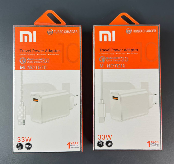 СЗУ 2в1 Xiaomi 33W QC3.0 с быстрой зарядкой